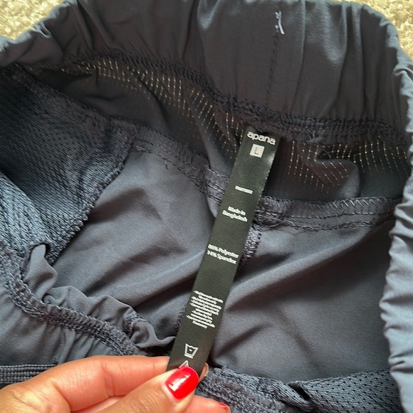 Apana Yoga Joggers Stretch Navy Blue Fitness Athletic Scrub Pants Women’s L - Picture 6 of 8